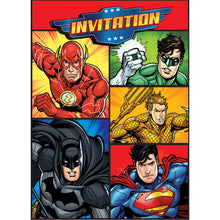 Load image into Gallery viewer, Justice League Invitations, 8ct
