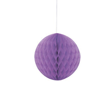 Load image into Gallery viewer, Lavender 8&quot; Honeycomb Ball
