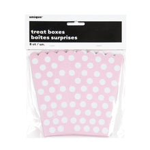 Load image into Gallery viewer, Lovely Pink Dots Treat Boxes, 8ct
