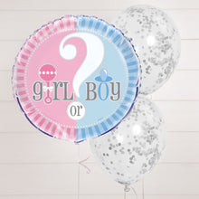 Load image into Gallery viewer, Gender Reveal Round Foil Balloon 18&quot;, Packaged
