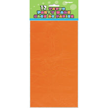 Load image into Gallery viewer, Orange Paper Party Bags, 12ct
