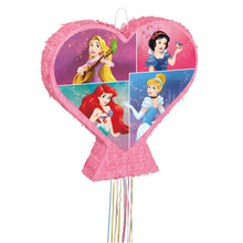 Load image into Gallery viewer, Disney Princess Dream Big Heart Shaped Pull Pinata
