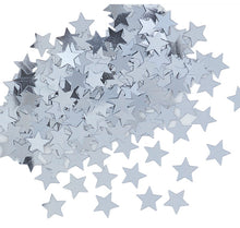 Load image into Gallery viewer, Silver Star Confetti, .5oz
