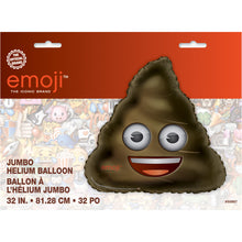Load image into Gallery viewer, Poop Emoji Giant Shaped Foil Balloon 32&quot;, Packaged
