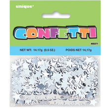 Load image into Gallery viewer, Silver Star Confetti, .5oz
