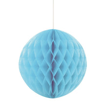 Load image into Gallery viewer, Powder Blue 8&quot; Honeycomb Ball
