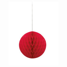Load image into Gallery viewer, Red 8&quot; Honeycomb Ball
